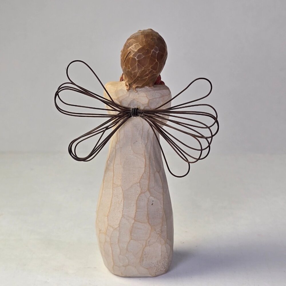 Willow Tree Figurine Angel Good Health Apples 2003 Demdaco Susan Lordi Garden - Picture 4 of 7